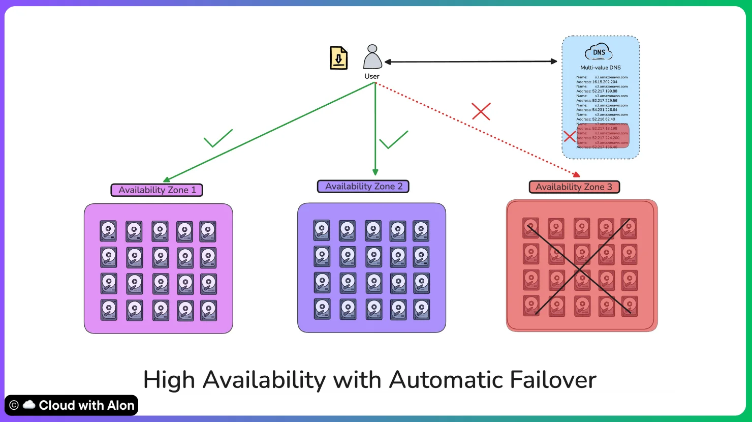 AWS S3 High Availability and Automatic Failover - Cloud with Alon