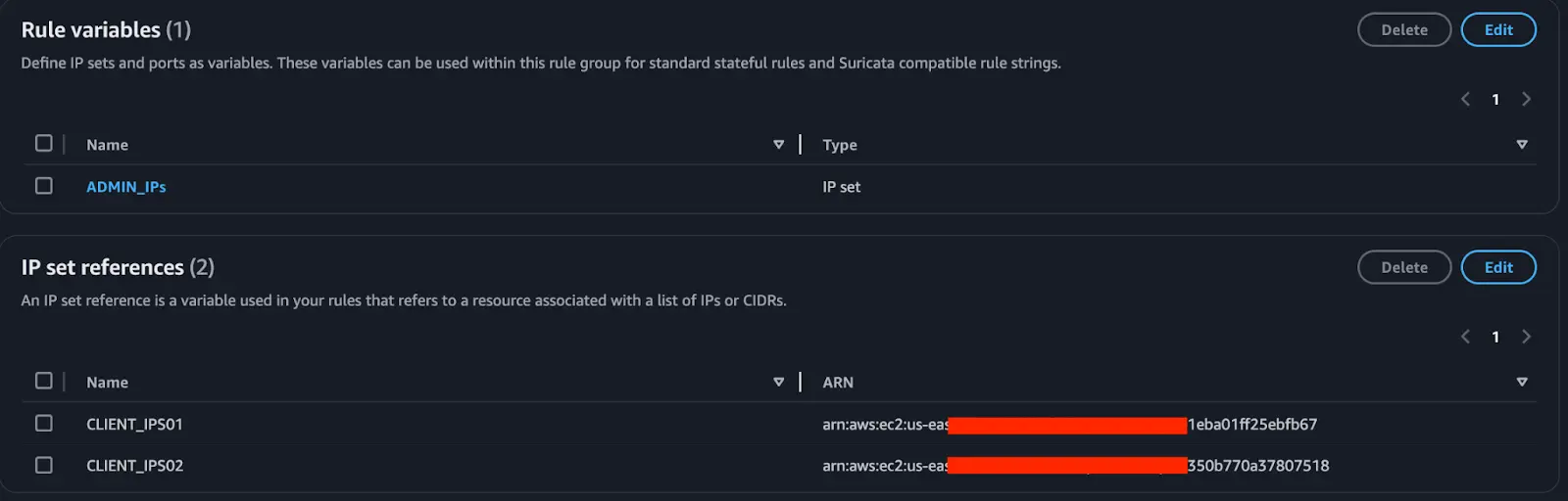 AWS Network Firewall Rule Configuration
