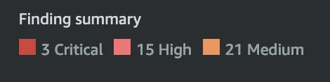 AWS Inspector vulnerability count before patching